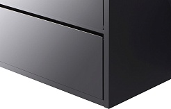 Акватон Тумба с раковиной Римини 60 New черная – фотография-5